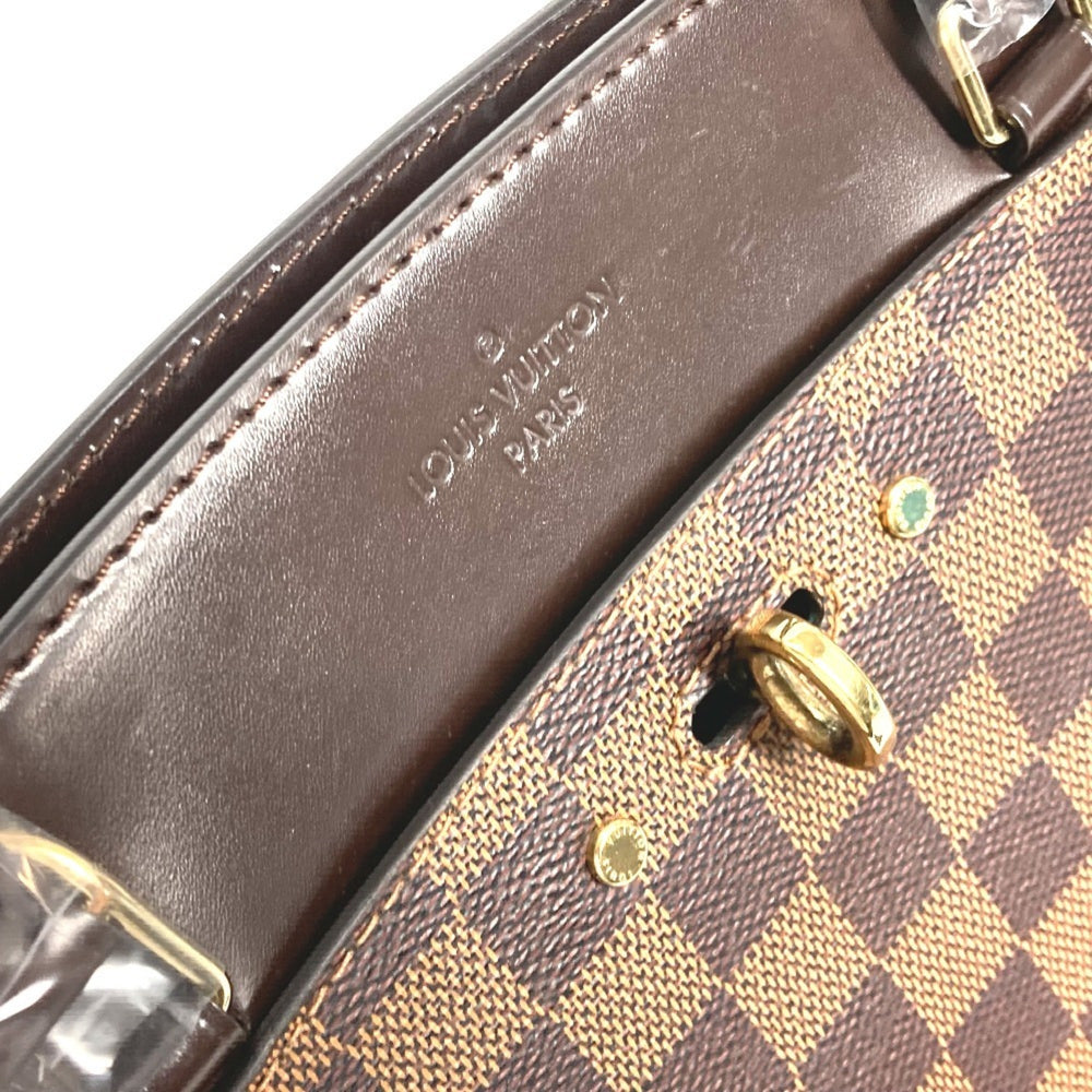 LOUIS VUITTON N41150 Damier Rivoli MM Shoulder Bag Tote Handbag Canvas Women's Ebene Brown — Like New