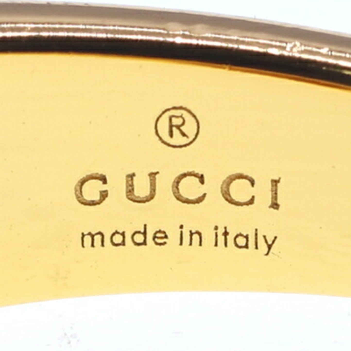 Gucci Ring 773855 Gold Metal Medium for Men and Women GUCCI