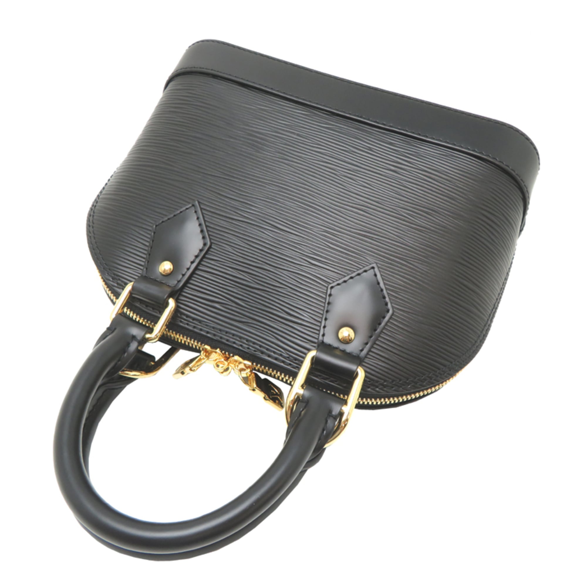 Louis Vuitton Alma BB Takashi Murakami Collaboration Women's Handbag M13670 Epi Noir (Black) — Like New