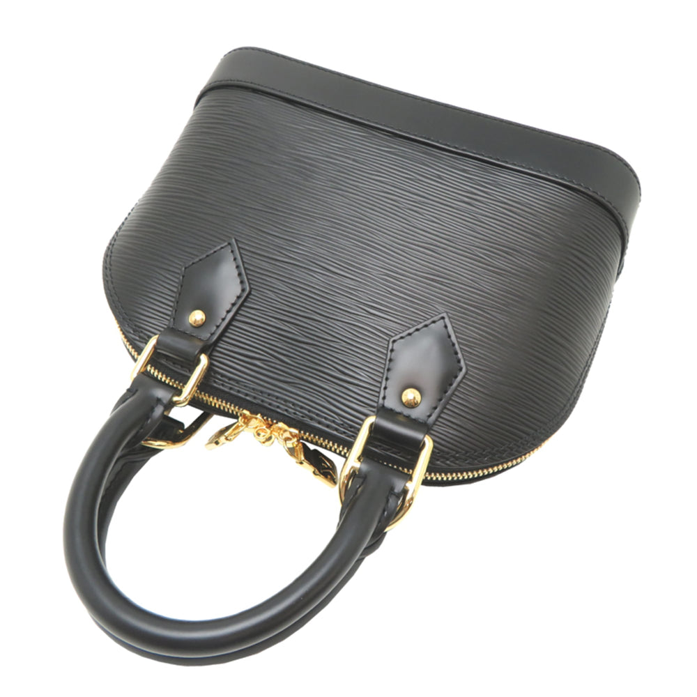 Louis Vuitton Alma BB Takashi Murakami Collaboration Women's Handbag M13670 Epi Noir (Black) — Like New