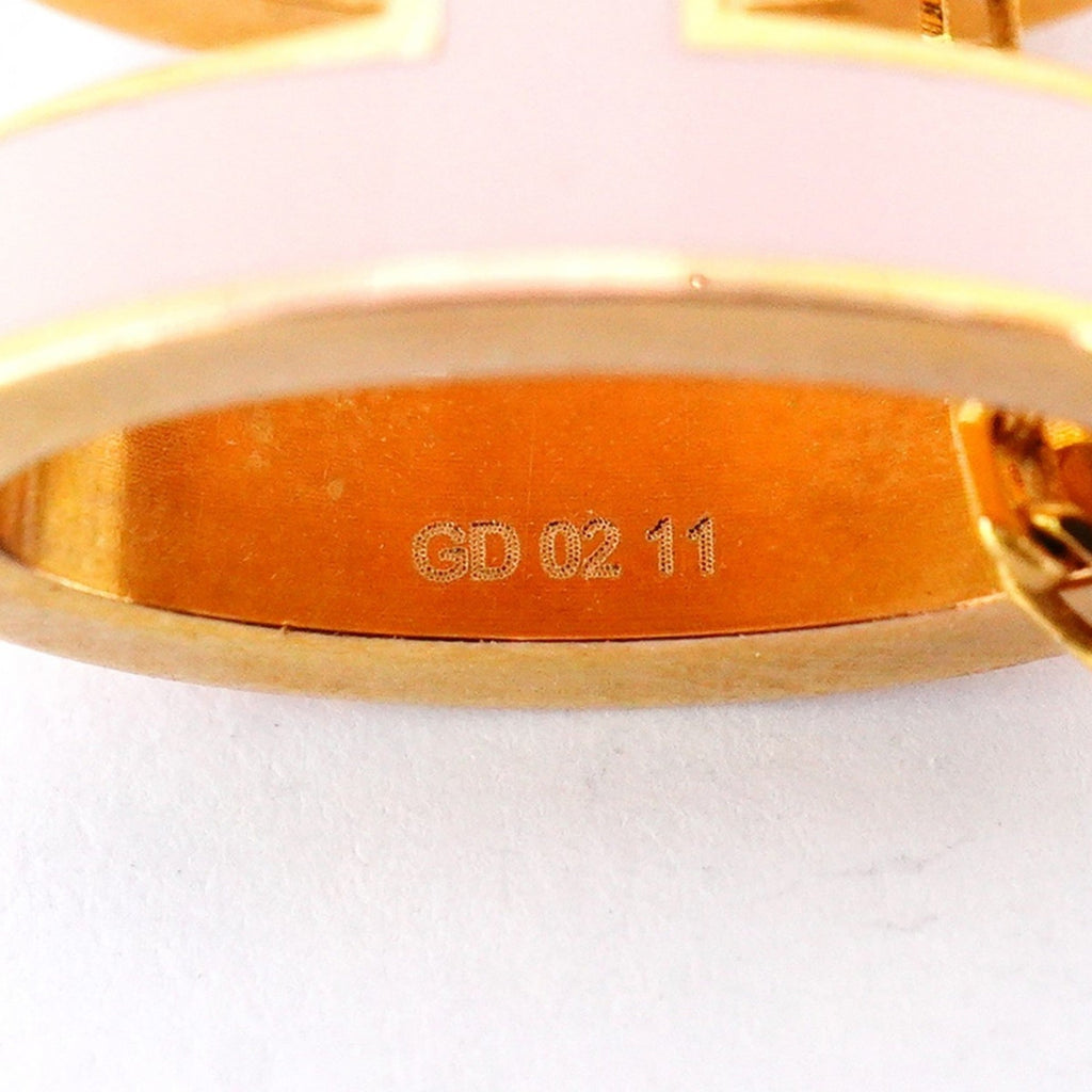 Hermes Hermès Mini Pop Ash Necklace in GP-plated Gold and Pink for Women