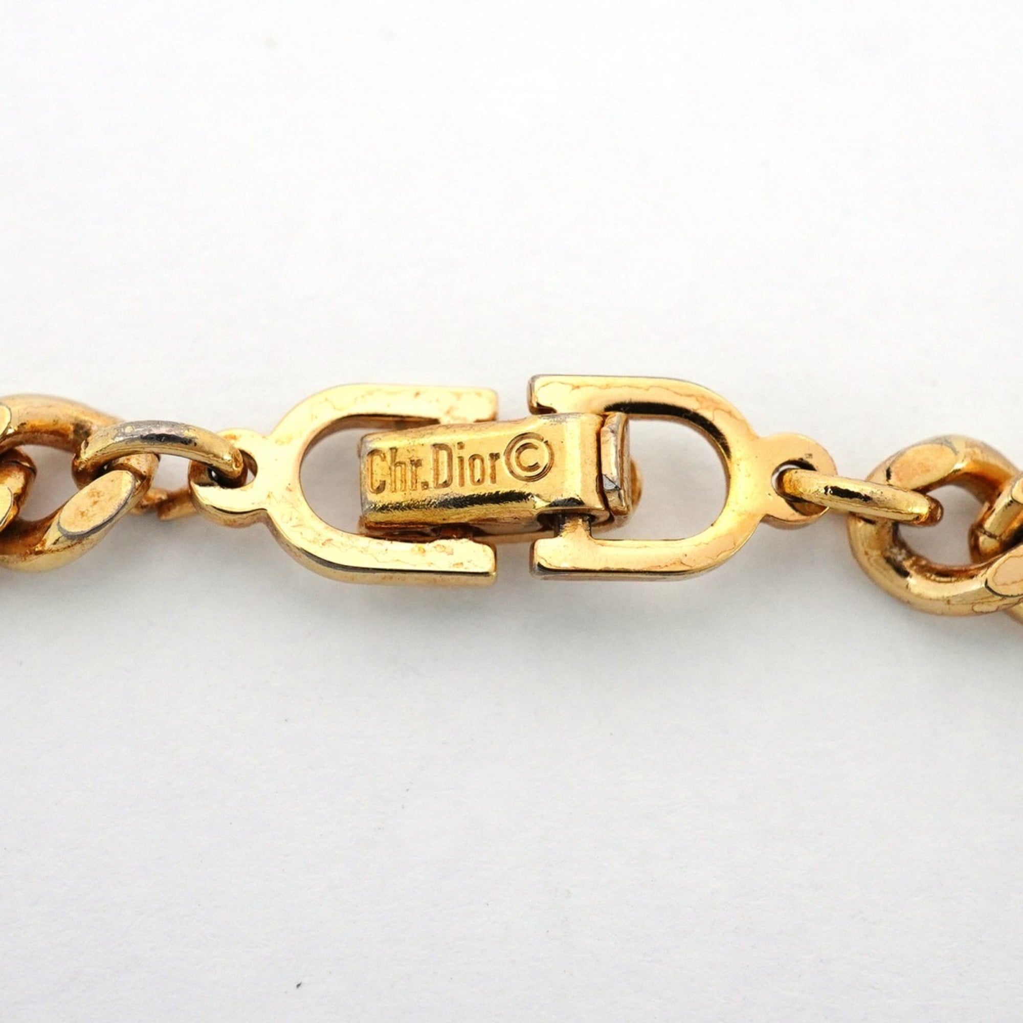 Christian Dior Bracelet GP Plated Gold Women's