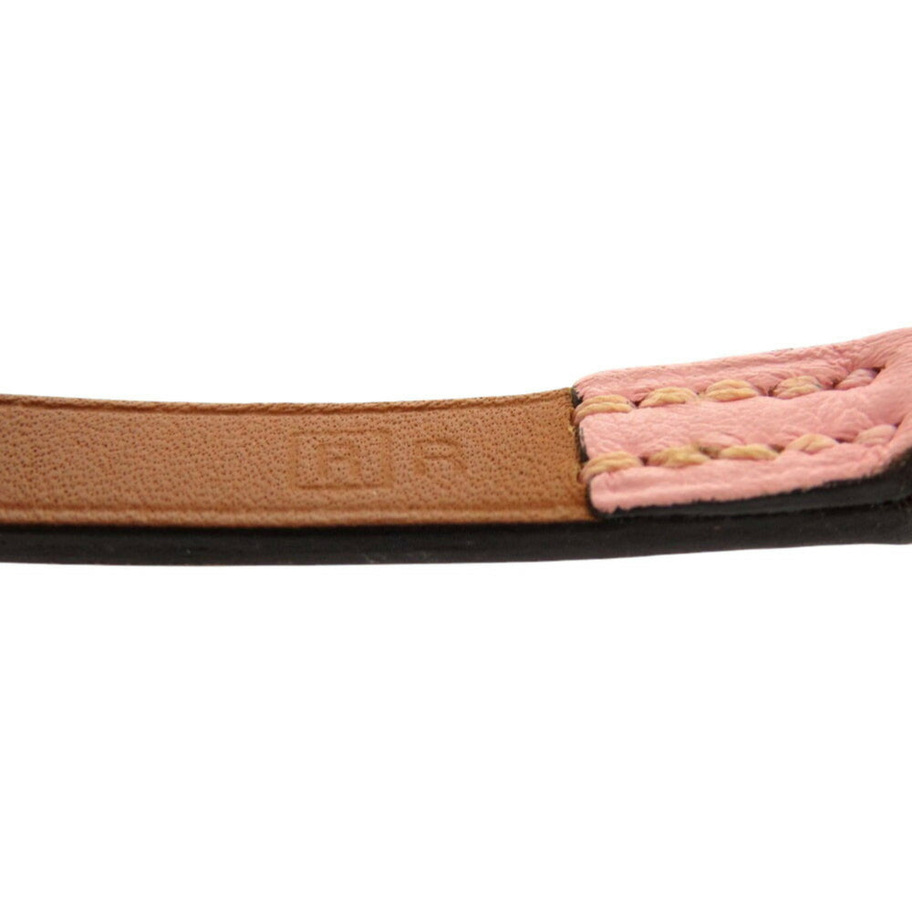 Hermes Micro Kelly Swift Leather Rose Sakura R Stamped Bracelet 1044 HERMES — Like New