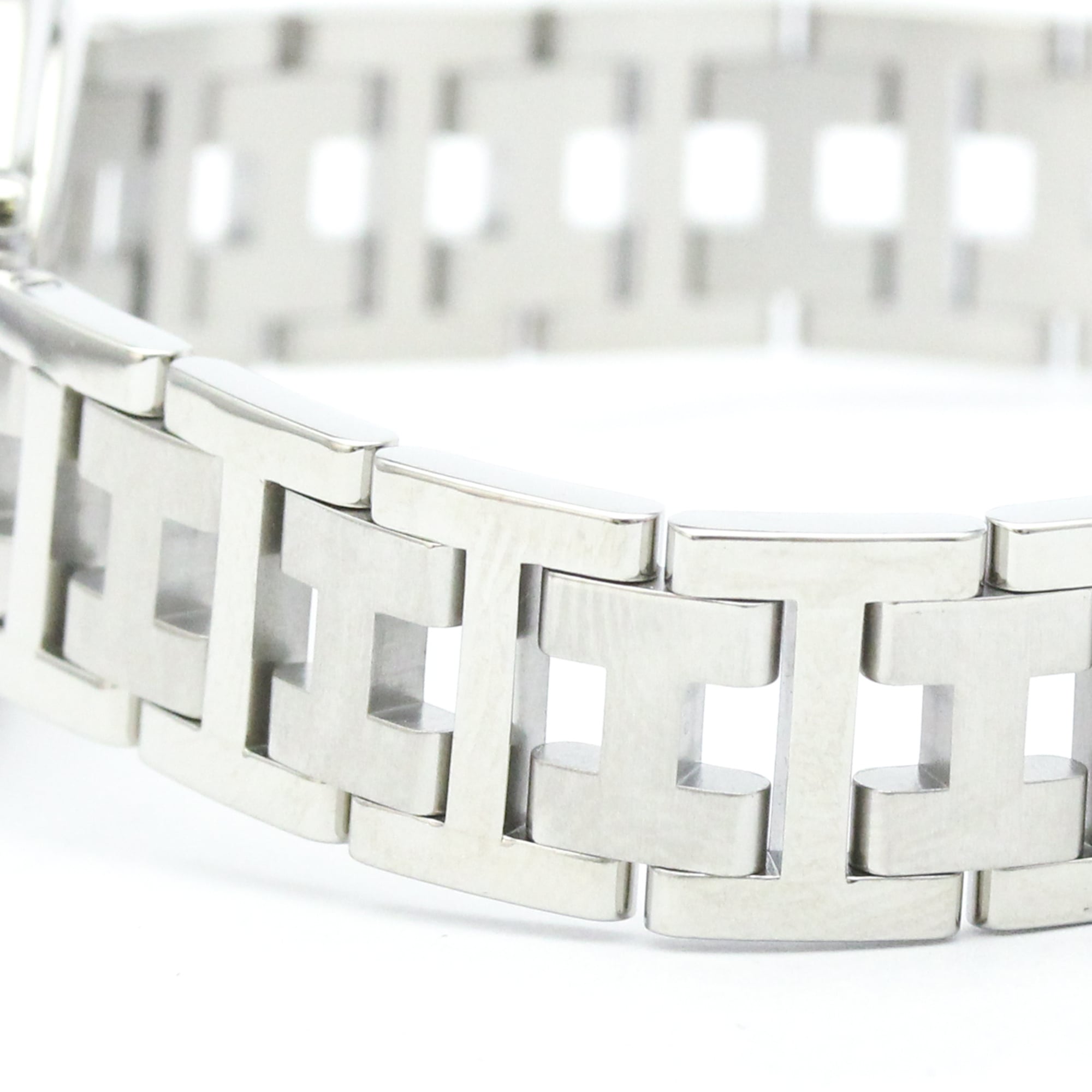 HERMES Clipper Stainless Steel Quartz Ladies Watch CL4.210 Polished — Very Good