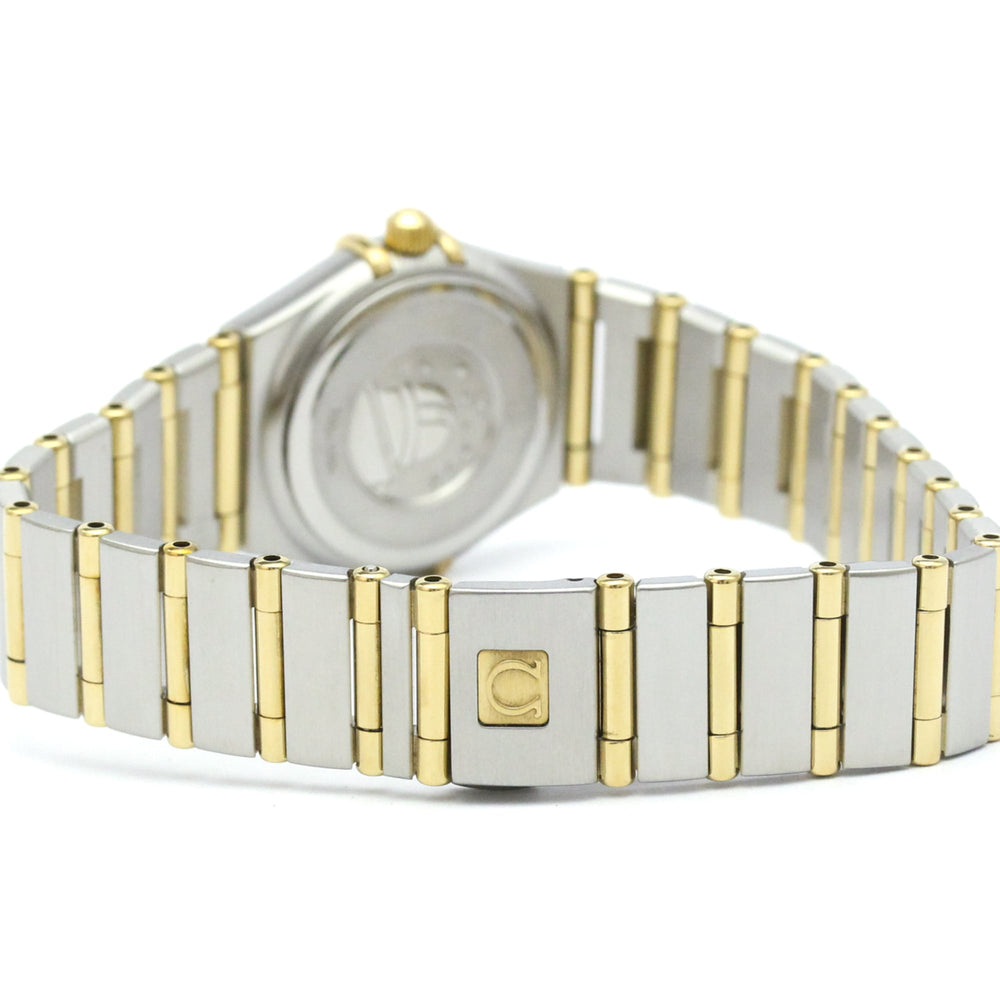 OMEGA Constellation Diamond 18K Gold Steel Watch 1267.30 Polished — Very Good