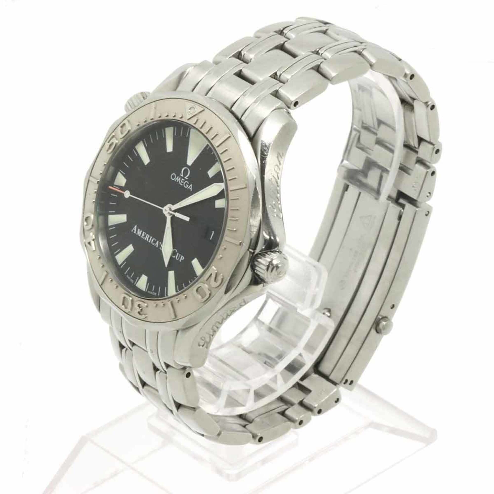 Omega Seamaster Professional 300 America's Cup Limited Edition (9999 pieces) 2533 50 Men's Watch, Date, Black, Automatic Movement — Very Good