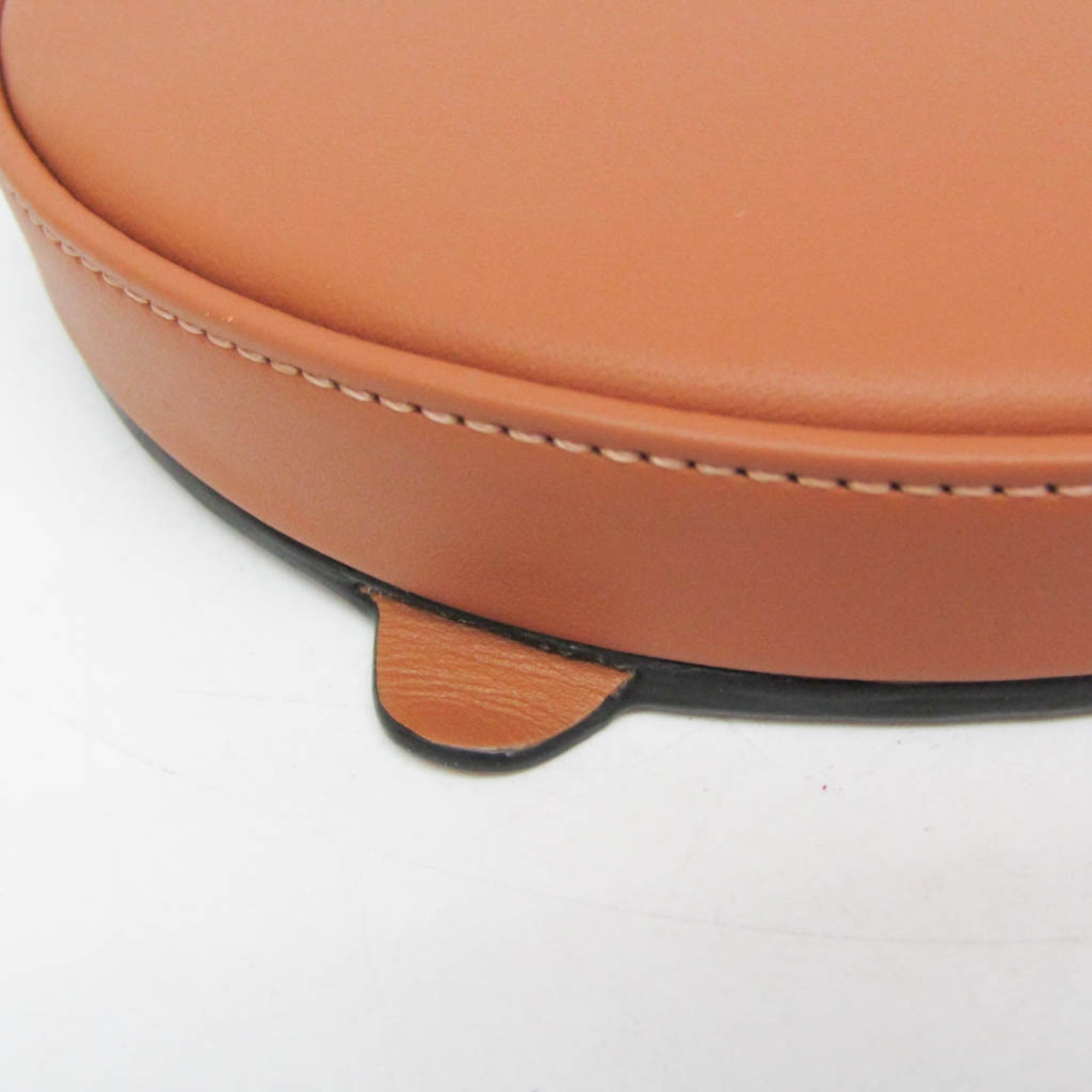 Loewe HEEL POUCH SMALL Women's Leather Shoulder Bag Brown — Like New
