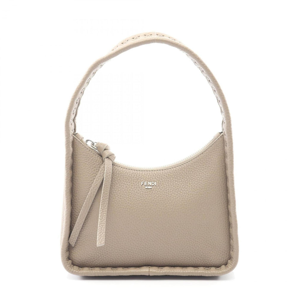 Fendi Small Fendessence Selleria Handbag, Leather, Women's, Beige