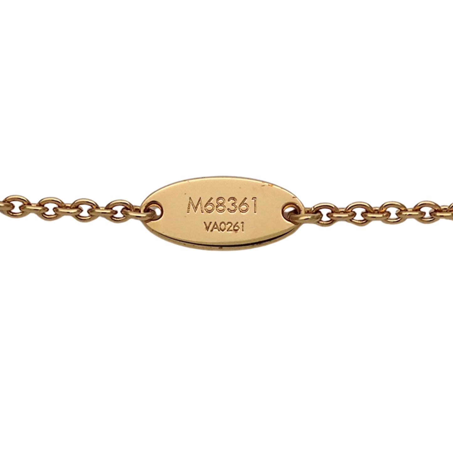 Louis Vuitton Essential V Bracelet for Women, Pearl Gold, M68361
