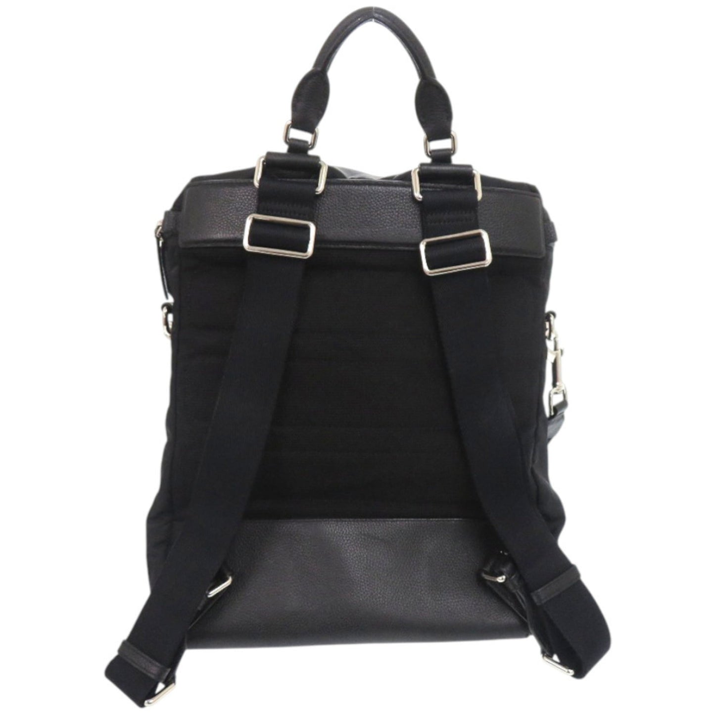 Burberry 4064913 Nylon Acrylic Polyamide Black Backpack Daypack 0537 BURBERRY