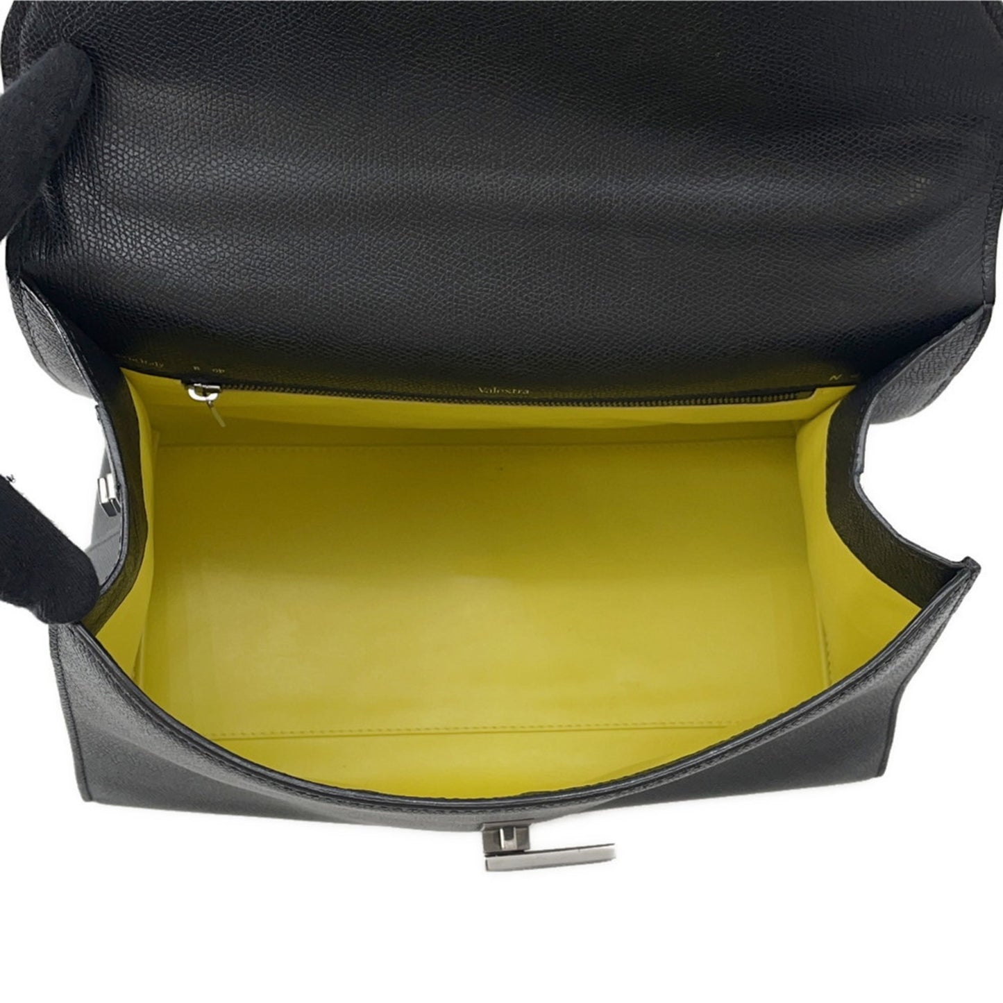 Valextra Iside Large Handbag, 2-way, Black