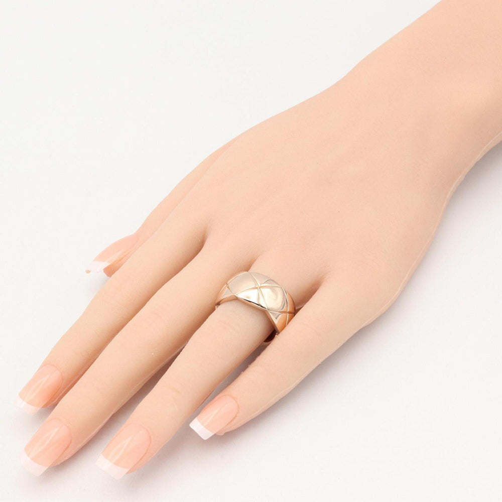Chanel Coco Crush Large Ring, 18K Pink Gold (J10818) - Men's & Women's Gold-Tone Ring — Like New