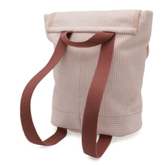HERMES Caval Color Backpack Rucksack for Kids - Horse Stripe Cotton Pink & White — Like New