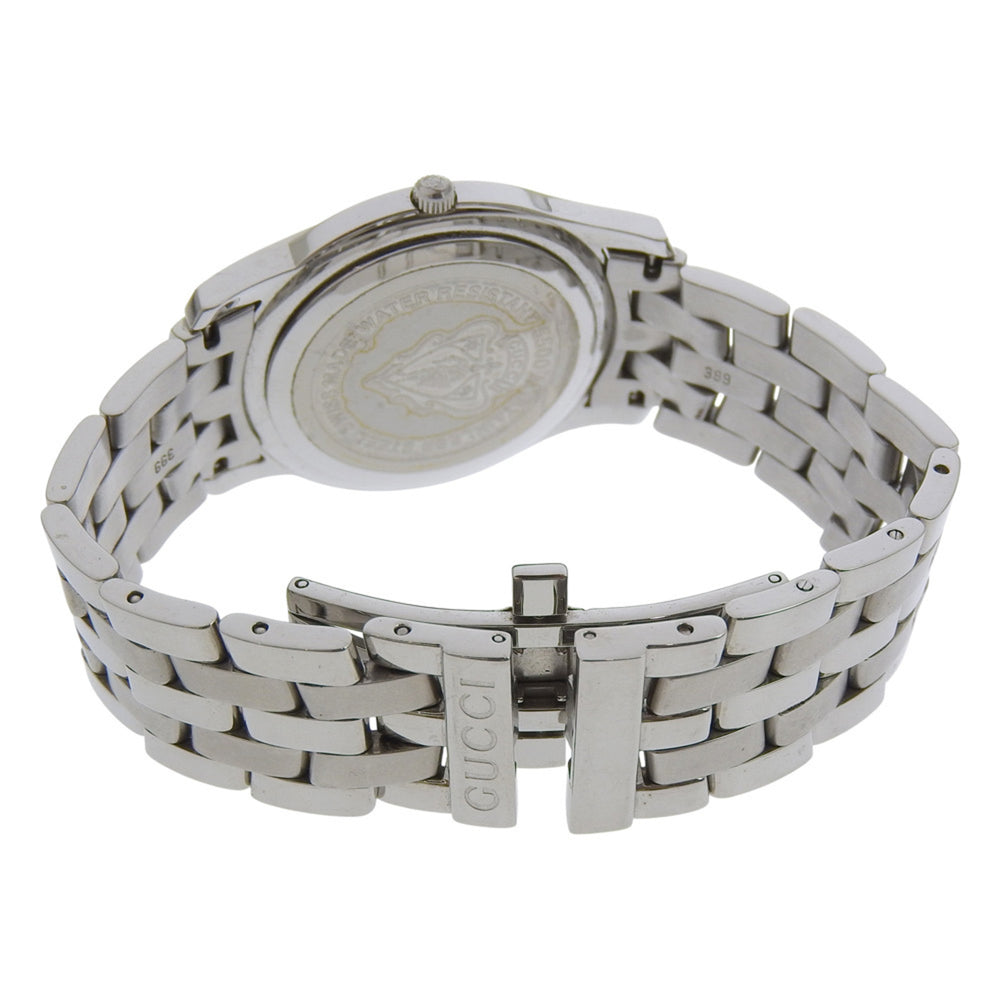 Gucci 5500M Stainless Steel Black Quartz Analog Watch with Dial for Women — Good