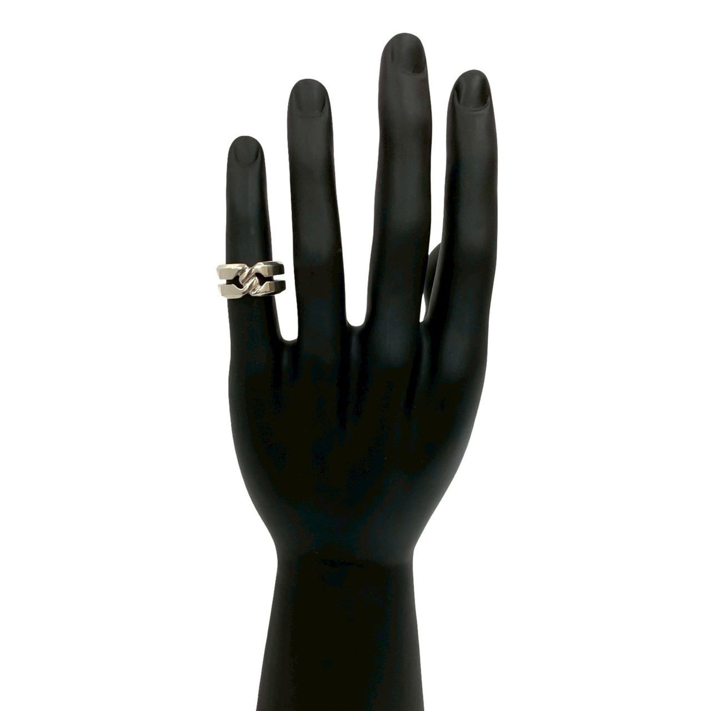 GUCCI Knot Infinity Silver 925 Ring, Accessory, Jewelry, Women's, Silver, 29293