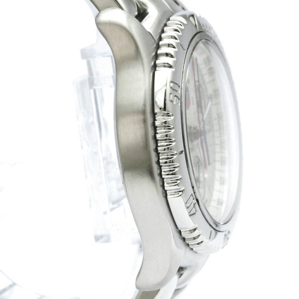 TAG HEUER Link Chronograph Steel Quartz Mens Watch CT1112 Polished — Very Good