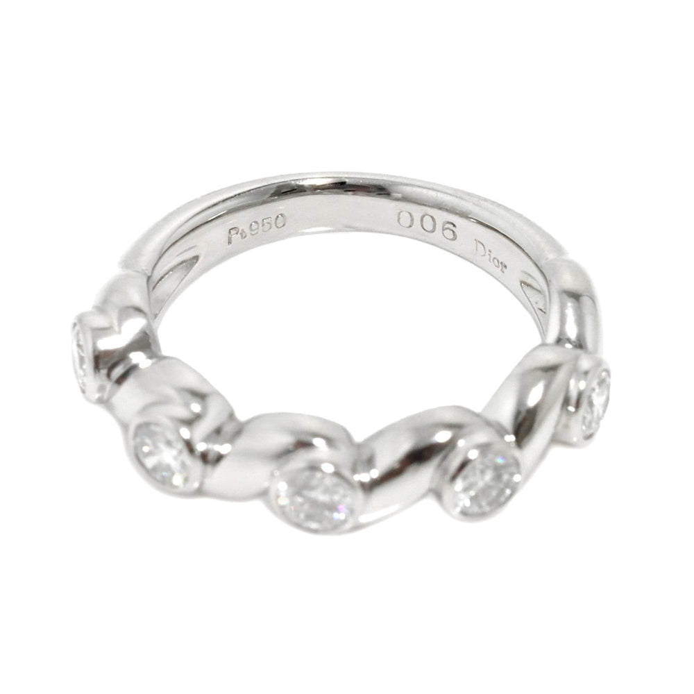 Christian Dior Dior Diamond Ring, Platinum Ring — Like New