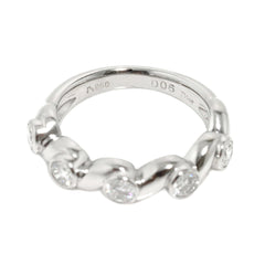 Christian Dior Dior Diamond Ring, Platinum Ring — Like New