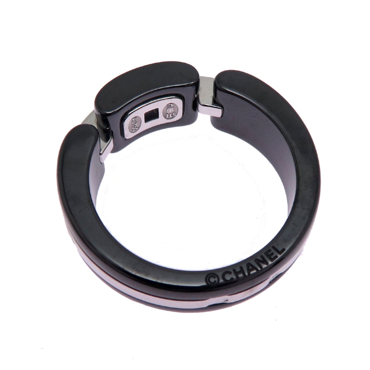 Chanel Ultra Women's Ring J3877 Ceramic Size 13