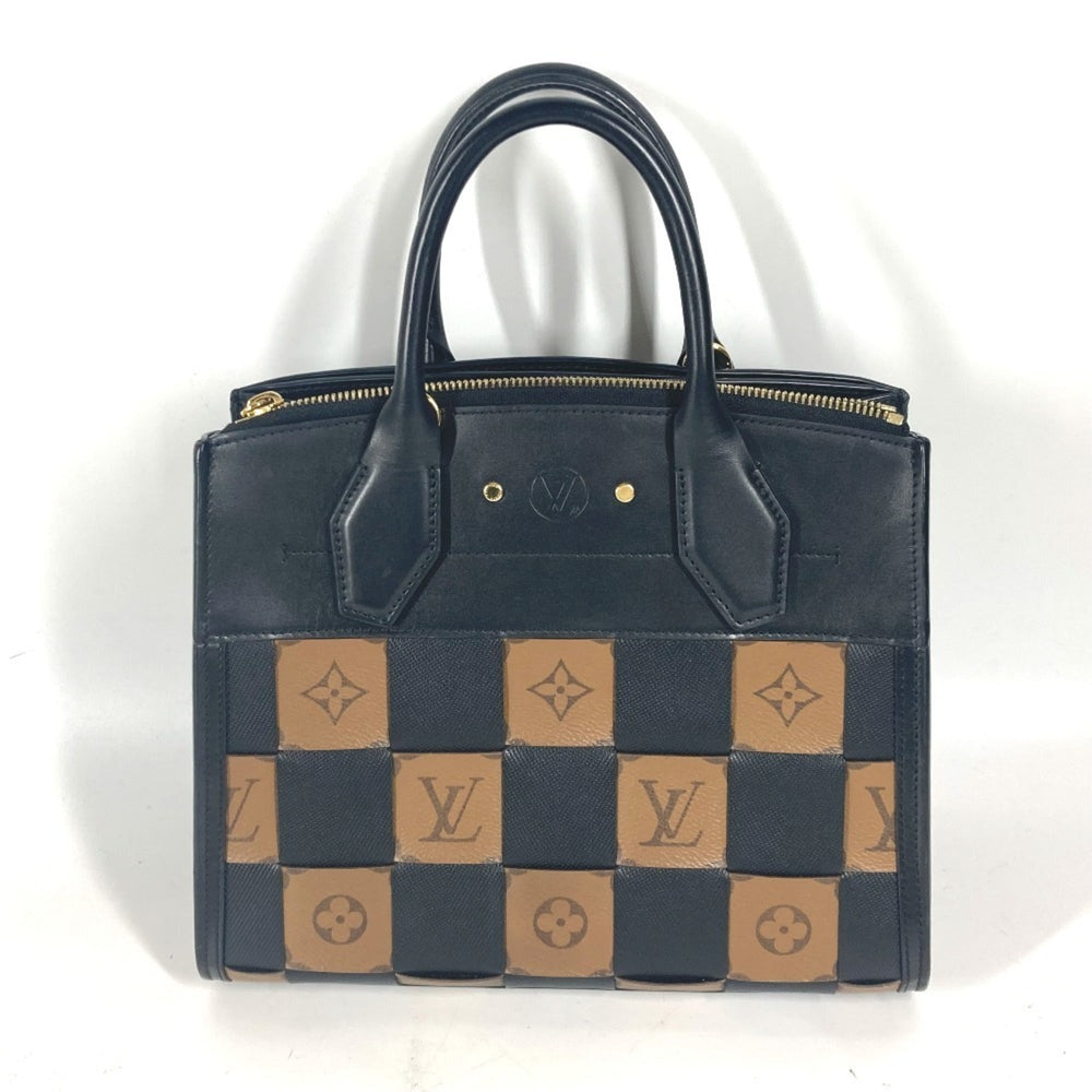 LOUIS VUITTON M53252 Monogram Reverse City Steamer PM Bag Handbag Shoulder Leather Women's Brown G-241125-20 — Like New