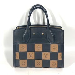 LOUIS VUITTON M53252 Monogram Reverse City Steamer PM Bag Handbag Shoulder Leather Women's Brown G-241125-20 — Like New