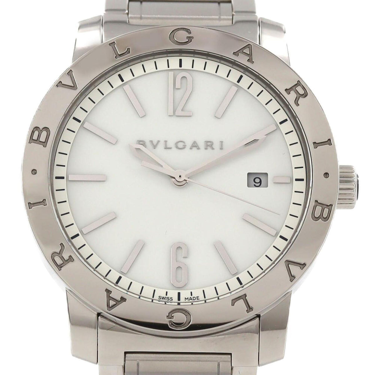 Bulgari BB41S BB41WSSD Stainless Steel Automatic Watch — Very Good