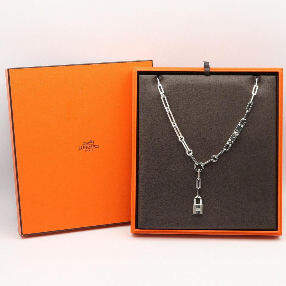 Hermes Kelly Chaine Necklace, Sterling Silver 925, Tone, Jewelry for Men and Women — Like New