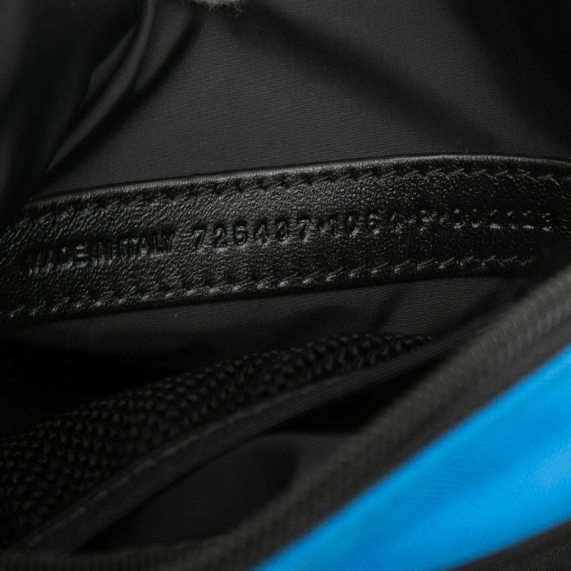 Balenciaga x Adidas crossbody shoulder bag, 725437, black and blue nylon, men's — Like New