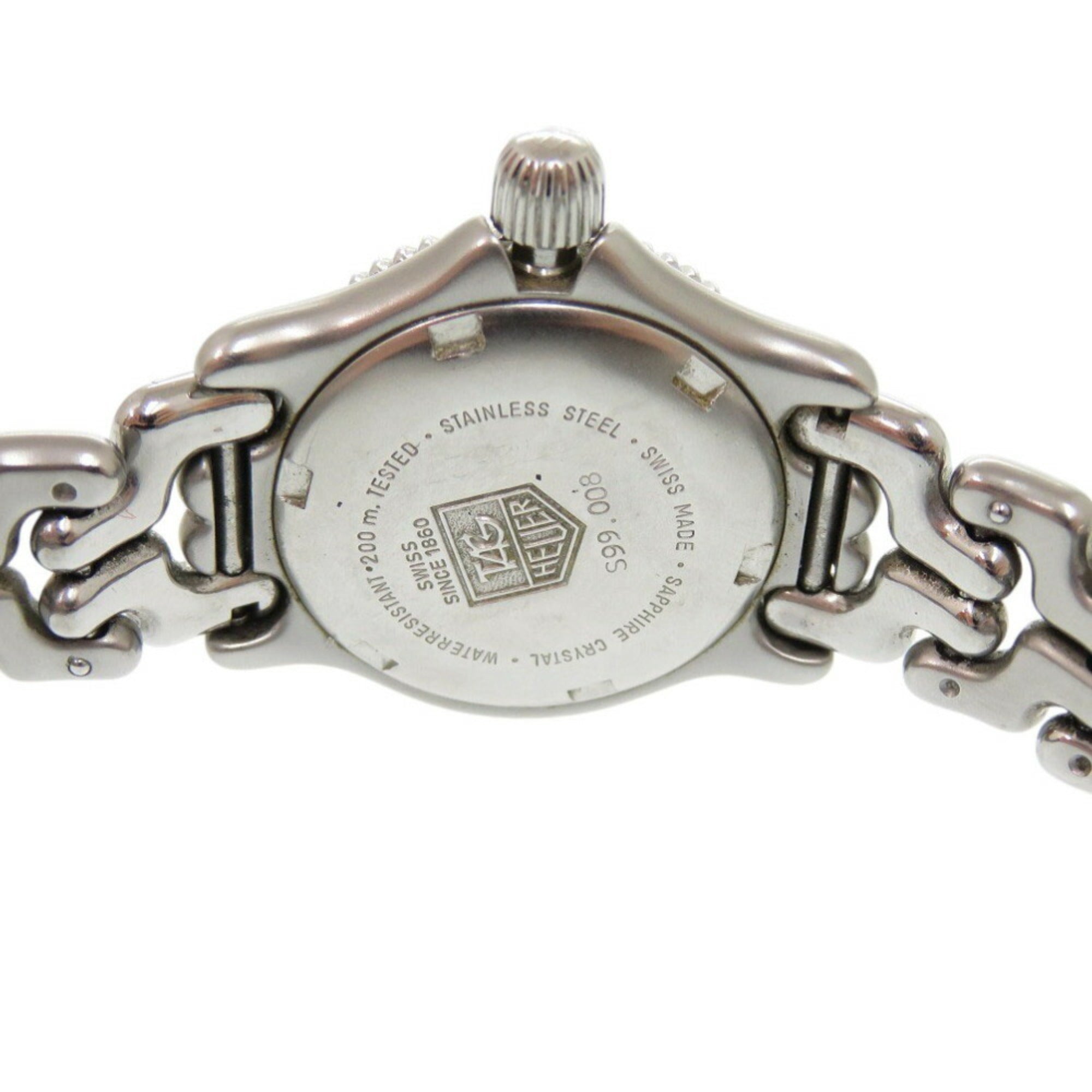 TAG Heuer Sel S99.008M Stainless Steel Cream Quartz Watch 1496TAG HEUER — Good