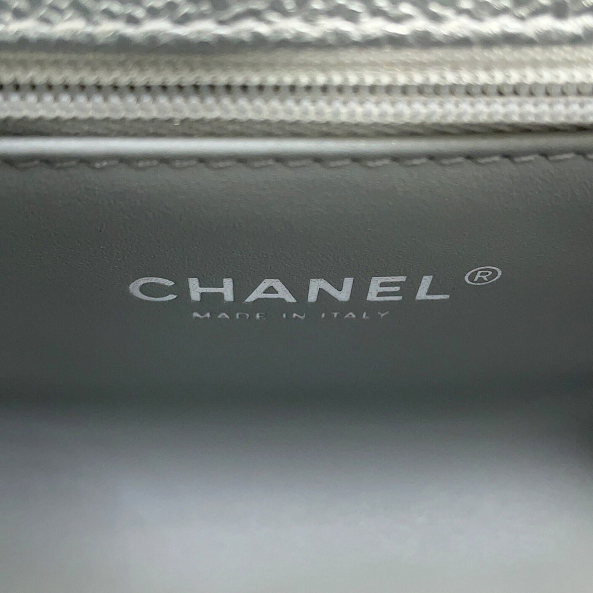 Chanel handbag, Coco Mark, Matelassé, Handle, XXS, Caviar Skin, AS2215, CHANEL 2-way women's — Like New