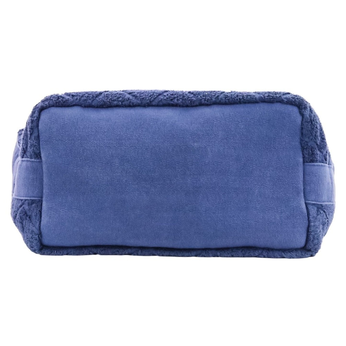 22C CHANEL Coco Mark Beach Bag, Pouch, and Towel 3-Piece Set, Navy, Women's