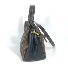 LOUIS VUITTON N41673 Damier Brittany Handbag Shoulder Bag Tote Canvas Women's Ebene Brown L-240829-8 — Like New