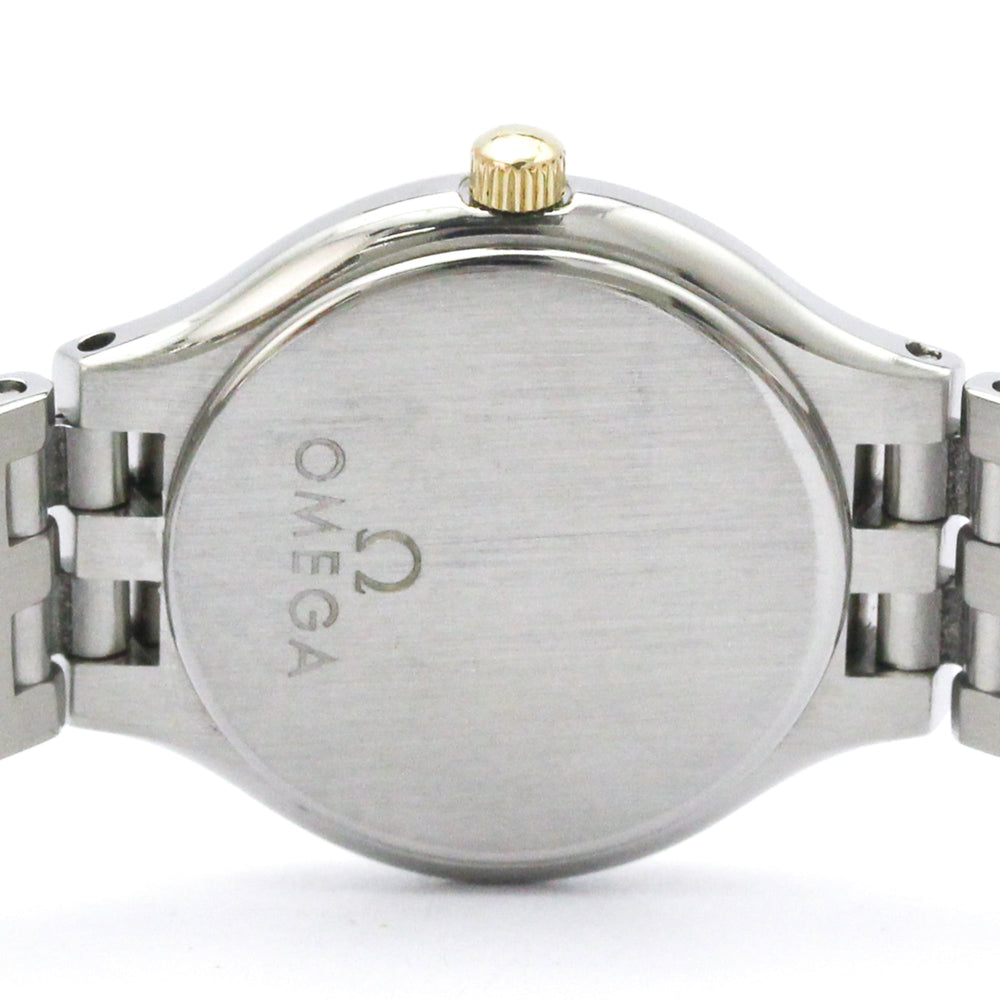 OMEGA De Ville Symbol K18 Gold Stainless Steel Ladies Watch 595.0101 — Very Good