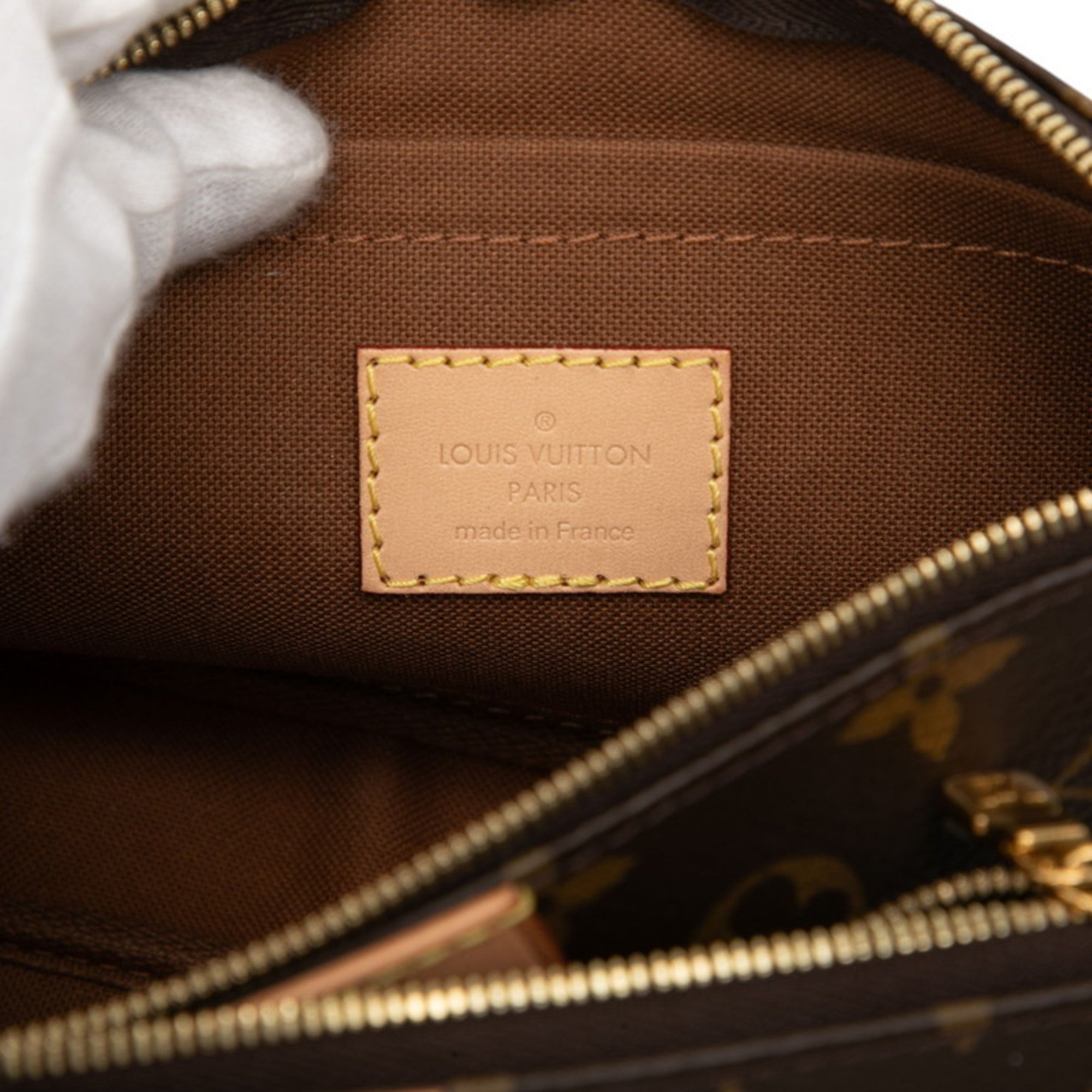 Louis Vuitton Monogram Multi Pochette Accessoires Handbag/Shoulder Bag 2WAY M44813 Brown Leather Women's LOUIS VUITTON