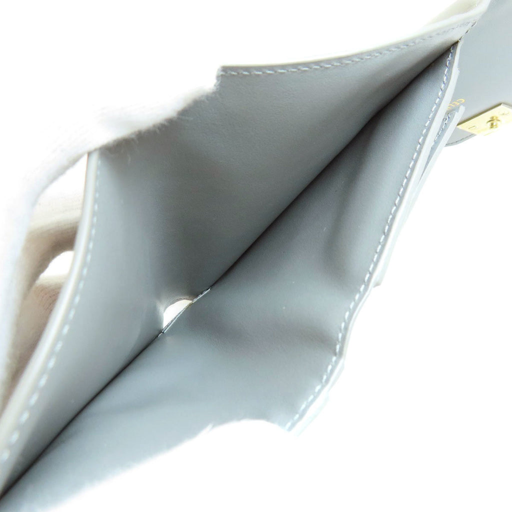 CELINE C Hardware Bifold Wallet Leather Women's
