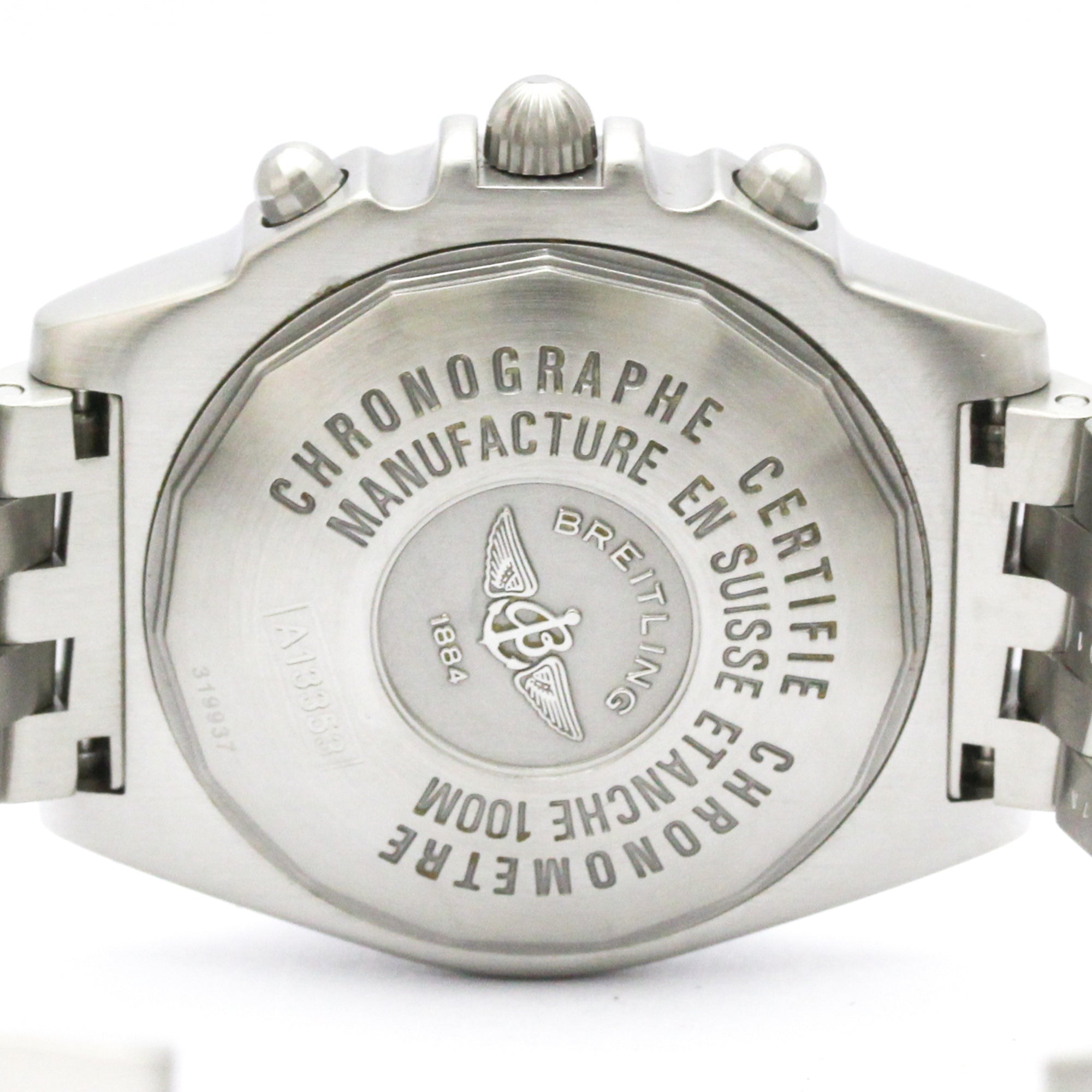 BREITLING Chronomat Black Bird Steel Automatic Watch A13353 Polished — Very Good