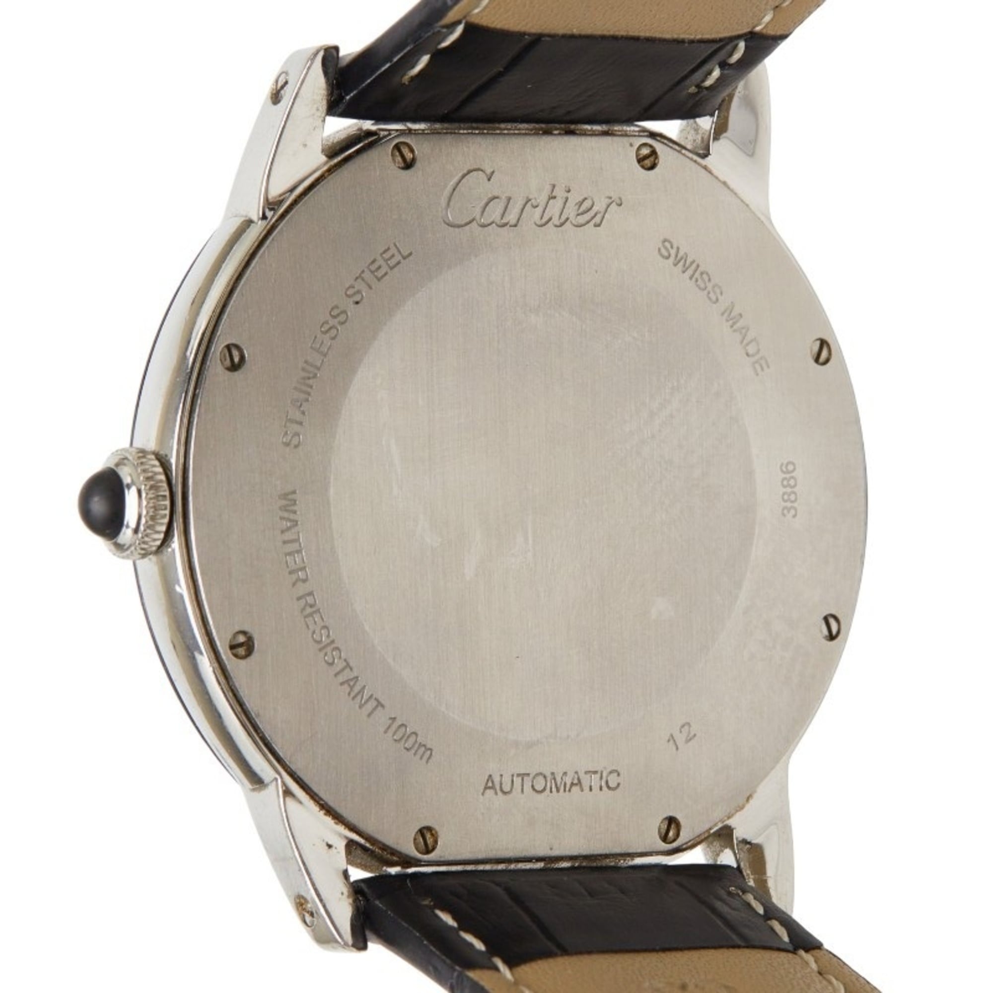 Cartier Ronde Croisière de automatic watch WSRN0003, gray dial, stainless steel, men's watch — Good