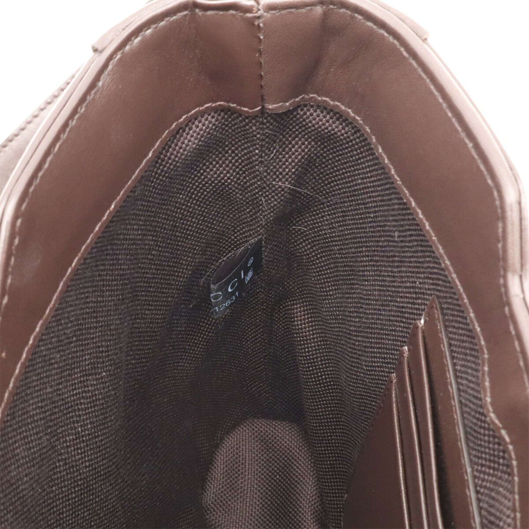 GUCCI GG Canvas Mini Bucket Bag Shoulder Leather Beige Dark Brown Green Red 782919 — Like New