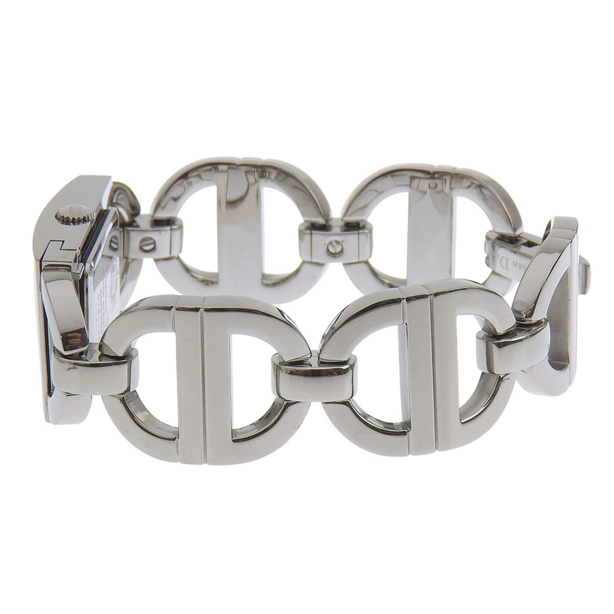 Dior Maris Watch D78-109, Stainless Steel, Quartz, Analog Display, White Shell Dial, Women's — Good