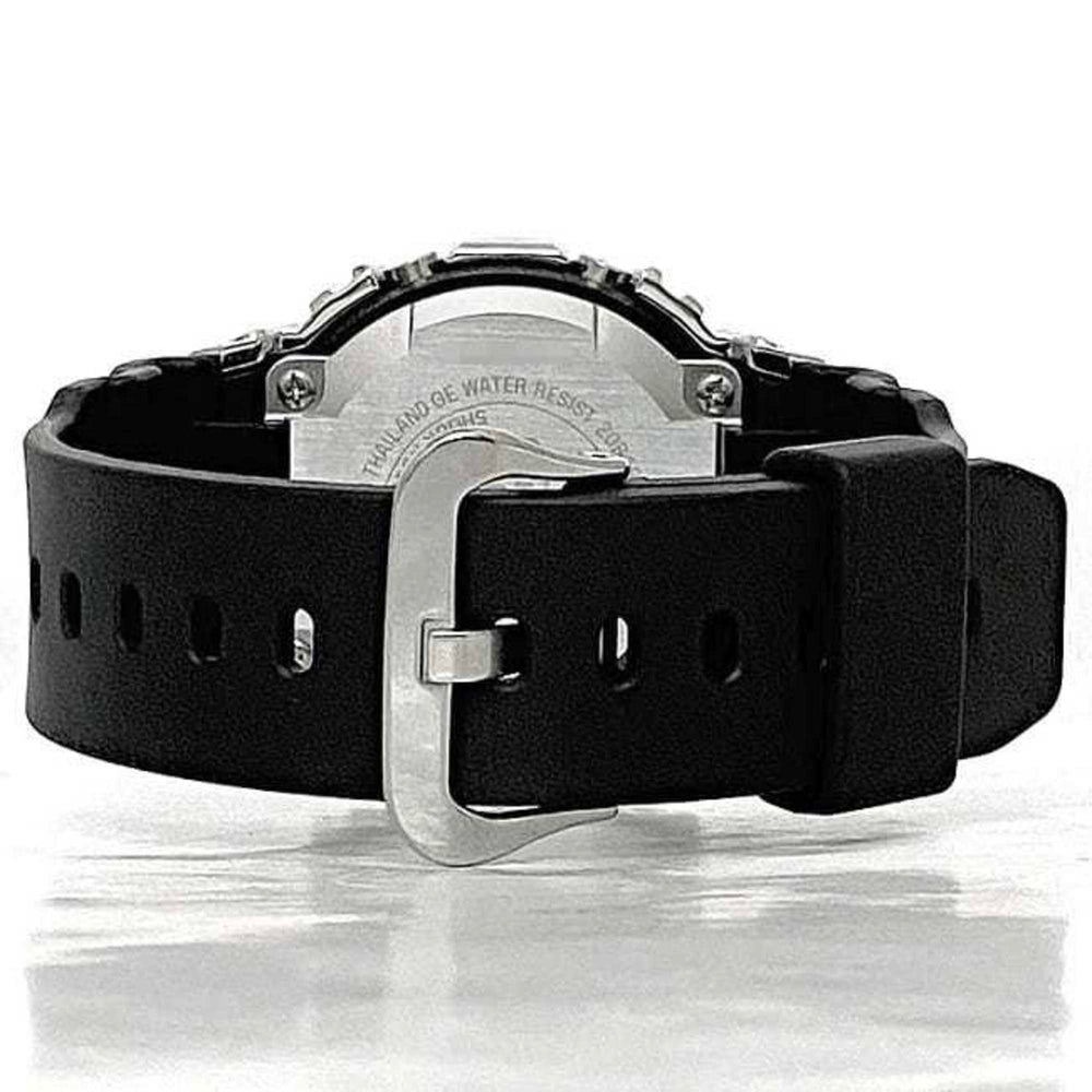 Casio Watch f-22313 Black Silver G-SHOCK GM-5600 SS Rubber Quartz CASIO G-Shock Men's Women's Digital Display Bracelet Alarm Dial Unisex Sports f-222313 — Very Good