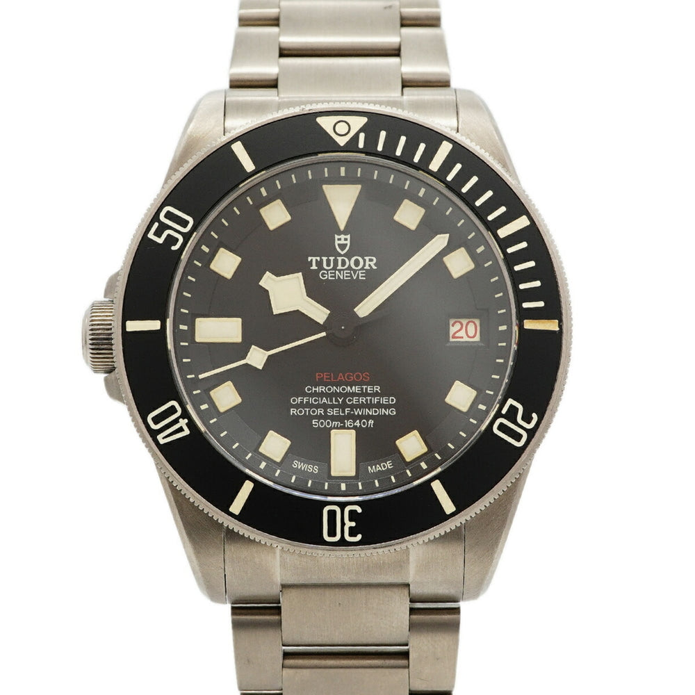 Tudor Pelagos LHD Left-Hand 25610TNL Black Dial Men's Watch — Very Good