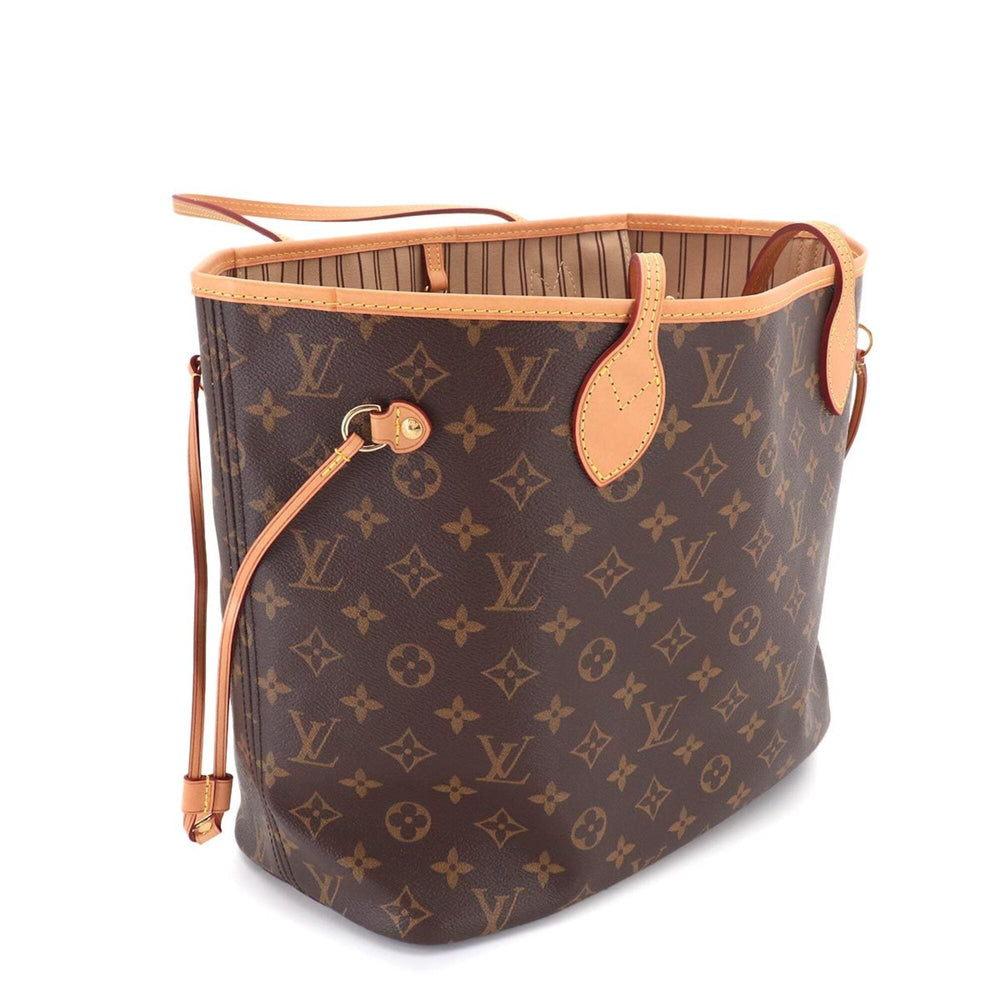 Louis Vuitton Neverfull MM Monogram Tote Handbag, Brown/Beige, M40995, Gold Hardware — New - Store Return