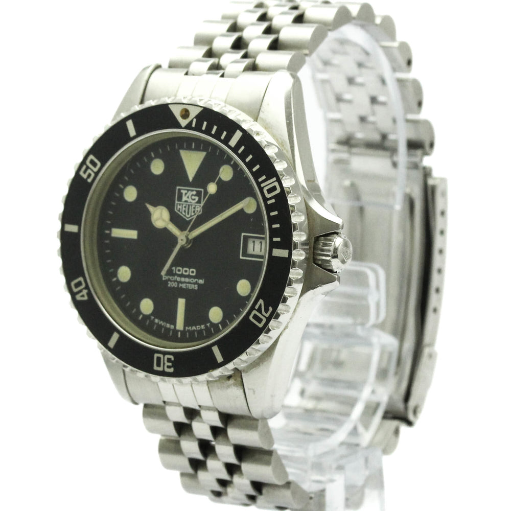 TAG HEUER 1000 Stainless Steel Quartz Mens Watch 980.013 — Good