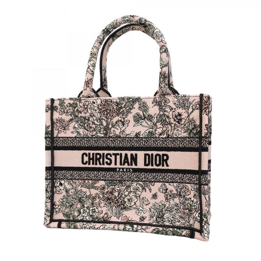 Christian Dior Book Tote Canvas Bag in Pink and Black for Women