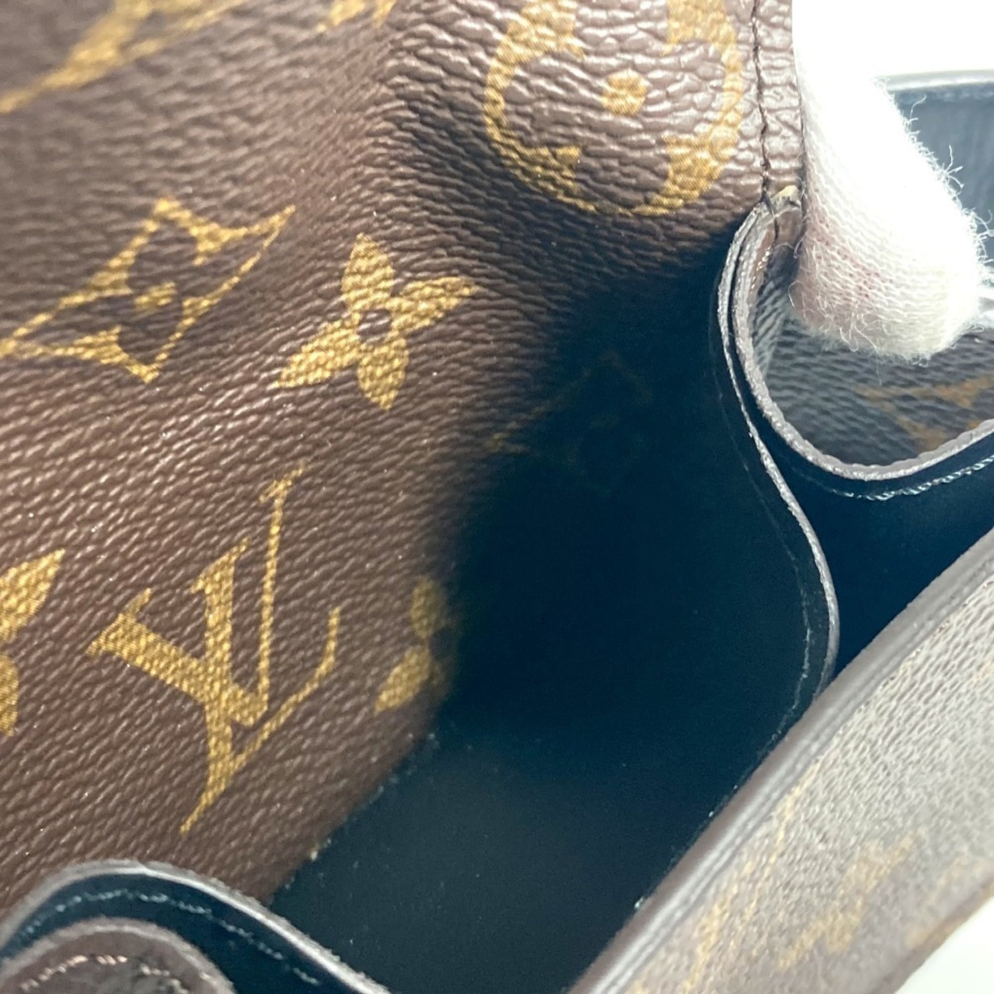 LOUIS VUITTON M0236Y Monogram Santur Daily Multi-Pocket Bag Pouch Belt Body Waist Canvas Men Women Brown — Like New