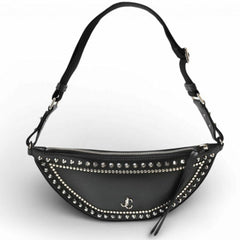 Jimmy Choo body bag, JIMMY CHOO Varenne JC studs, black — Like New
