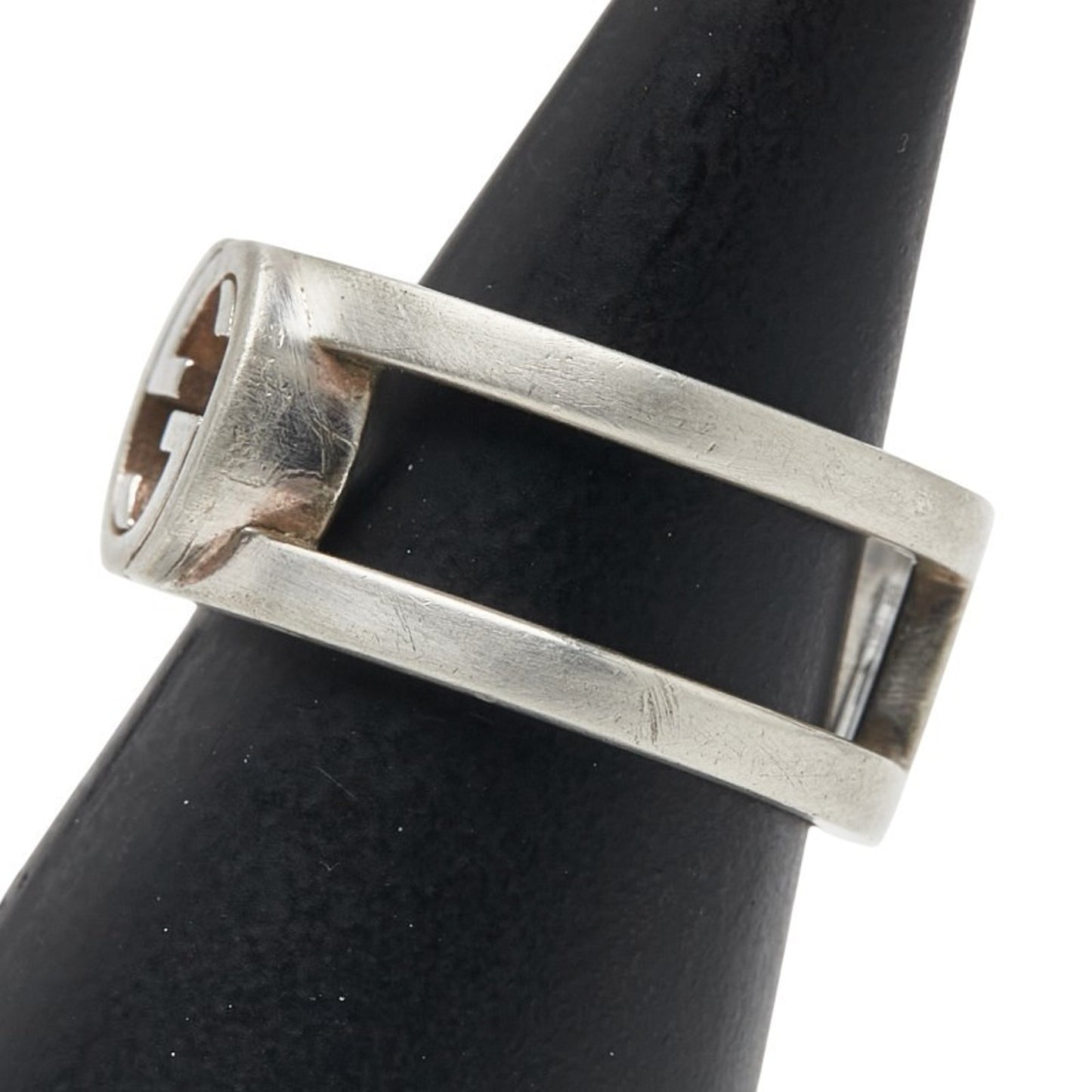 Gucci Interlocking G Ring #11 SV925 Silver Women's GUCCI