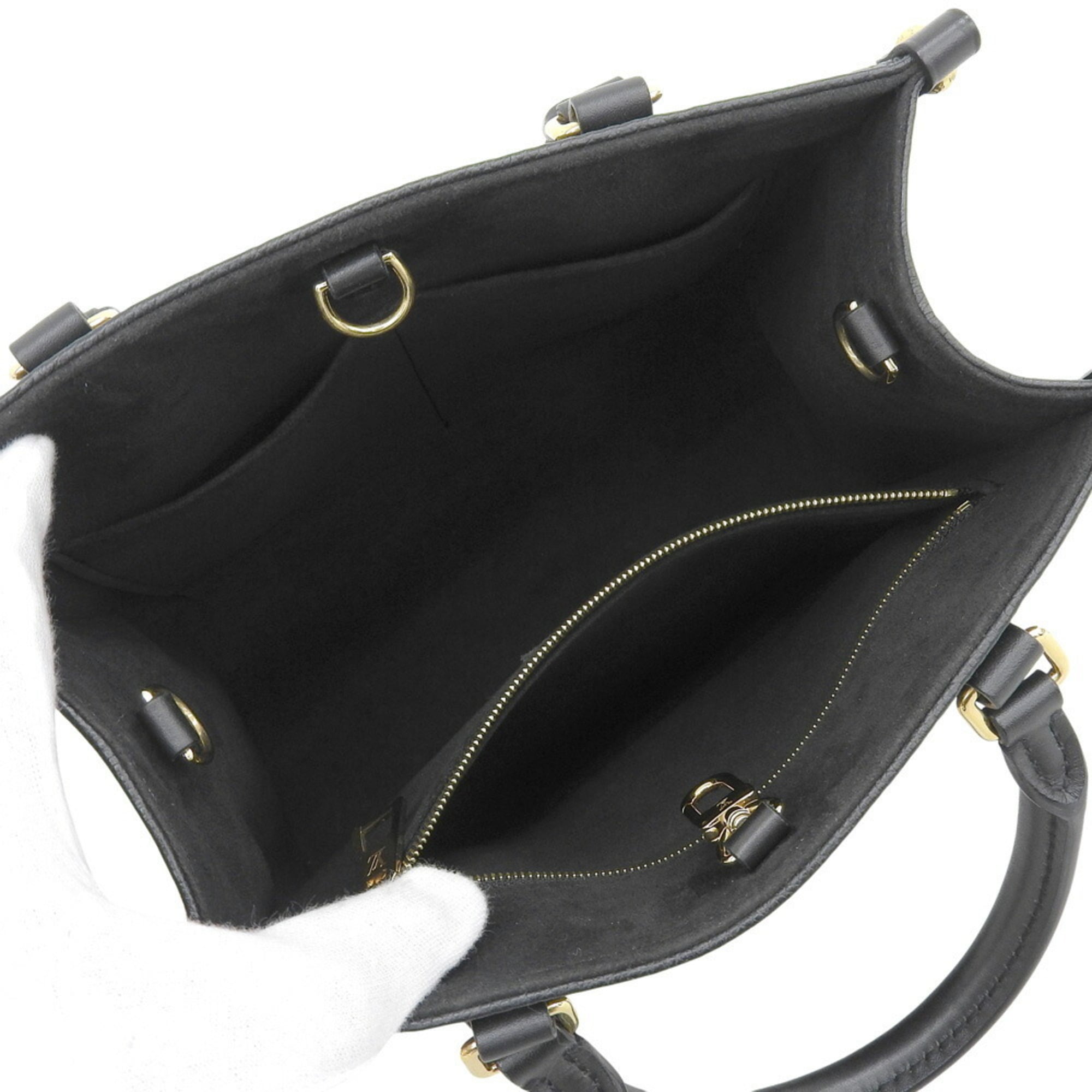 Louis Vuitton Monogram Empreinte On the Go PM Bag M45653 in Noir Leather