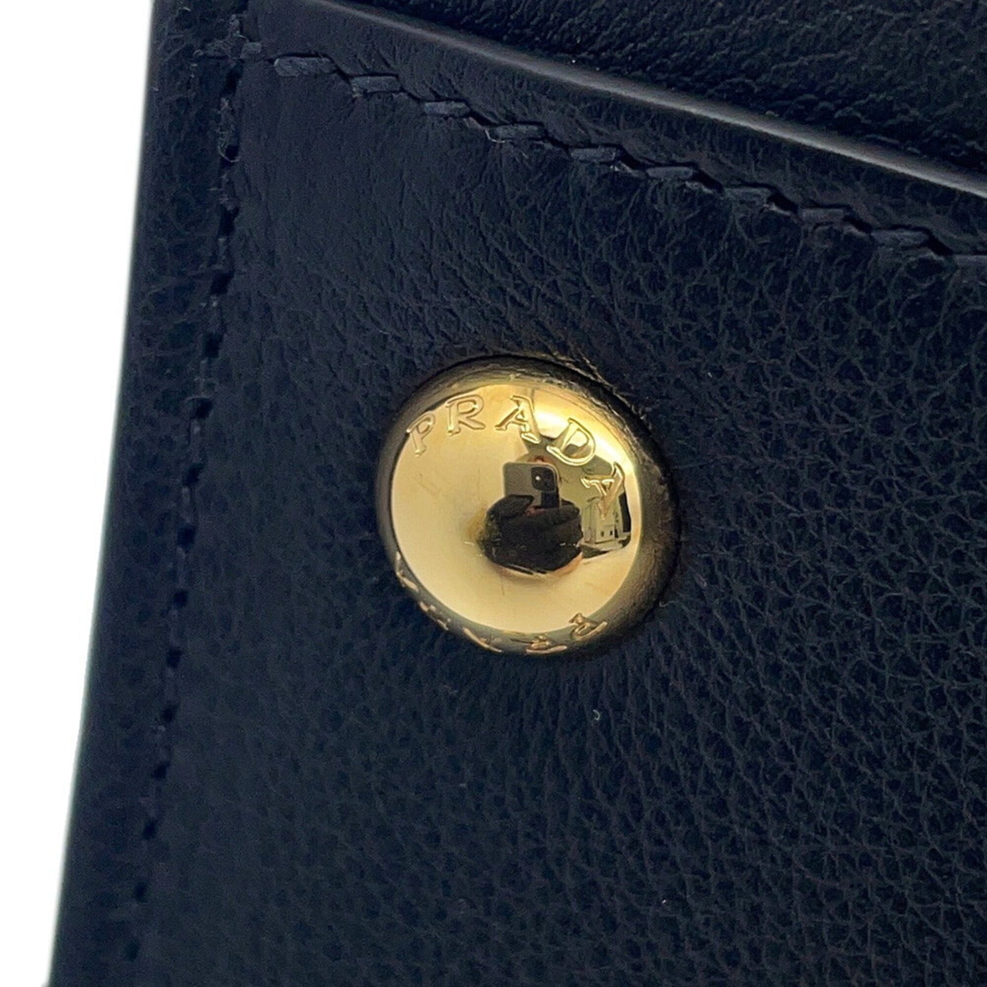 Prada tote bag, leather 1BG517, PRADA handbag, black — Like New