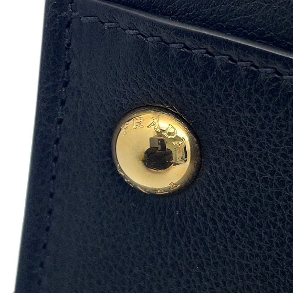 Prada tote bag, leather 1BG517, PRADA handbag, black — Like New